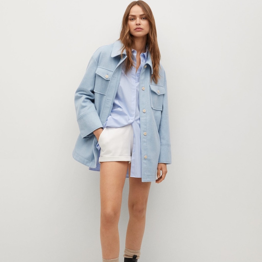 Mango Jacket Cake - Baby Blue (LIKE NEW / SOLD OUT)